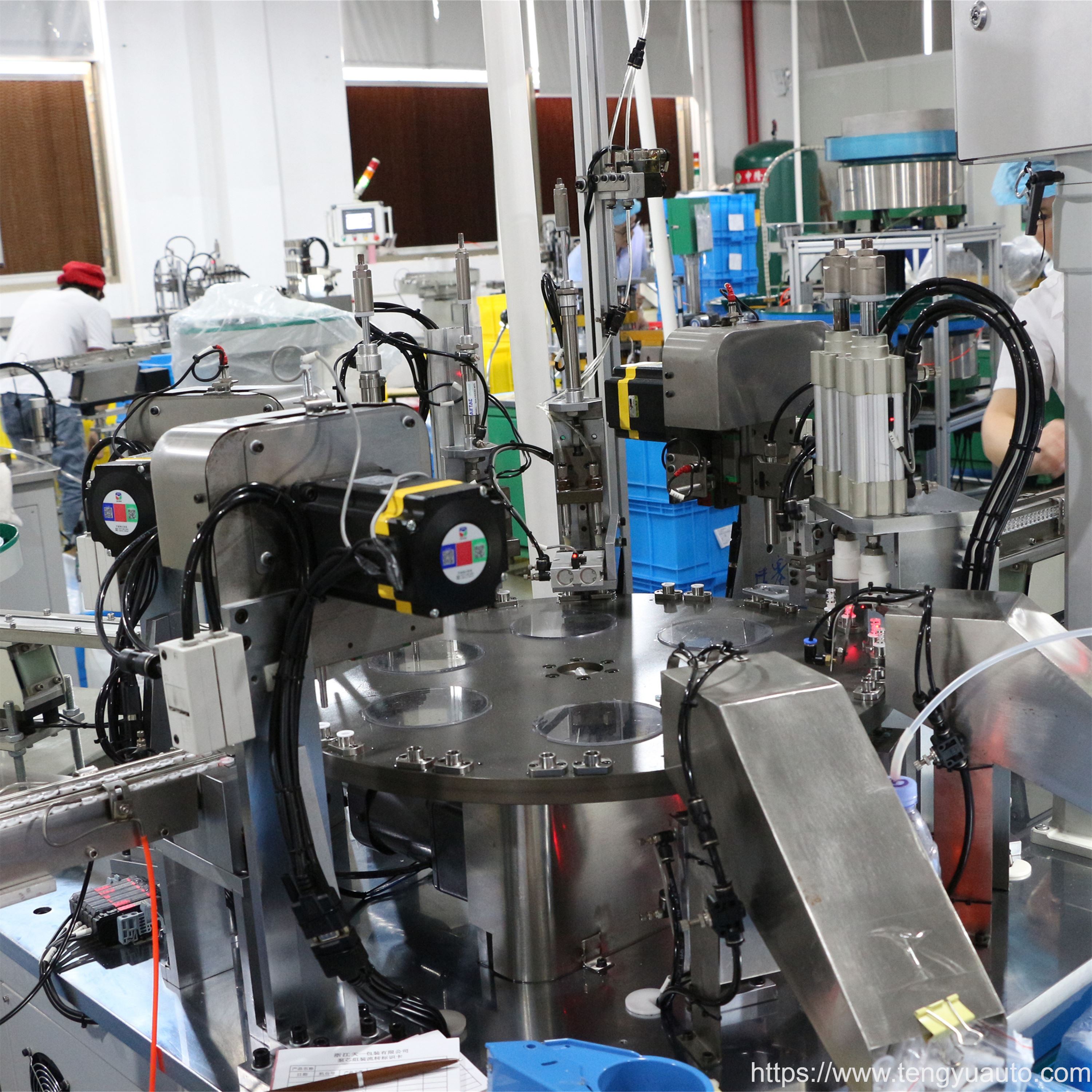 botella de la cabeza del rociador automático de máquinas de montaje